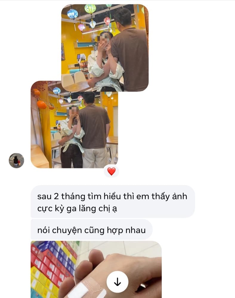 Tin nhắn báo tin vui, tên đã che