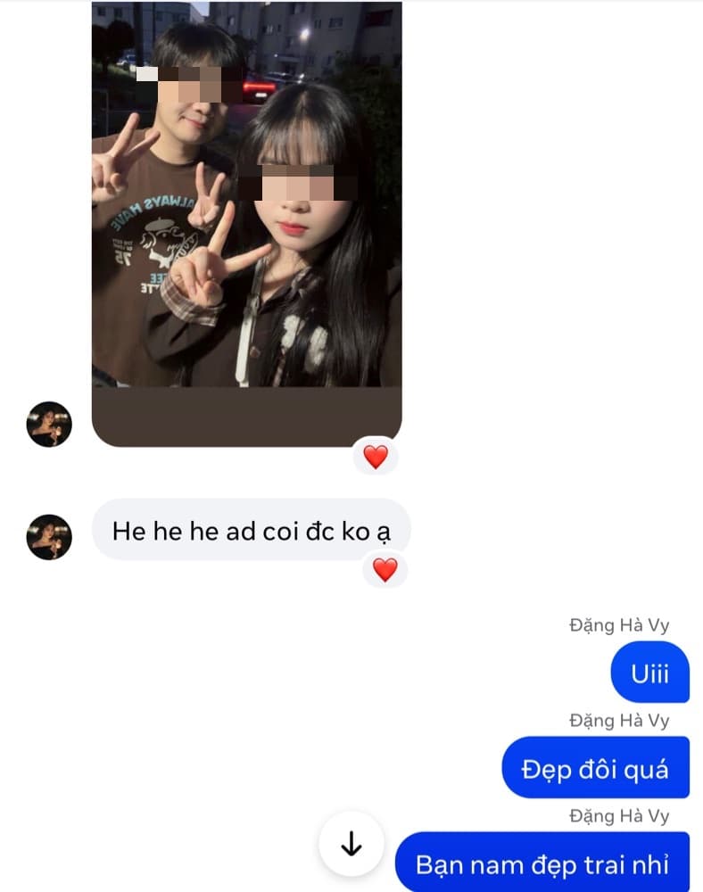 Tin nhắn báo tin vui, tên đã che