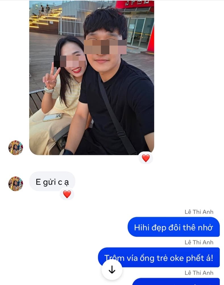 Tin nhắn báo tin vui, tên đã che